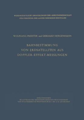 bokomslag Bahnbestimmung Von Erdsatelliten Aus Doppler-Effekt-Messungen