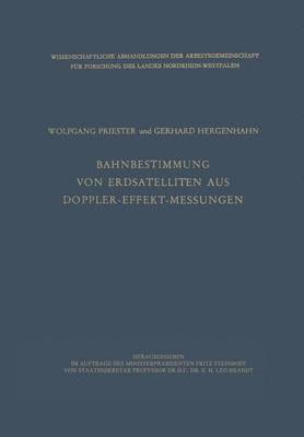 bokomslag Bahnbestimmung von Erdsatelliten aus Doppler-Effekt-Messungen