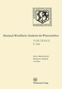 bokomslag Beethovens Abschied von Bonn: 158. Sitzung am 15. April 1970 in Düsseldorf