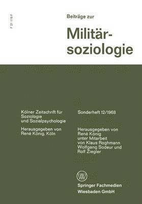 bokomslag Beiträge Zur Militärsoziologie