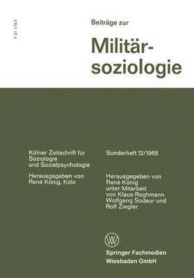 bokomslag Beitrage zur Militarsoziologie