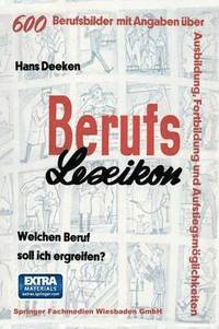 bokomslag Berufs - Lexikon