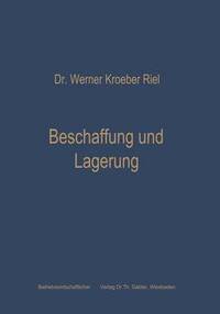 bokomslag Beschaffung und Lagerung