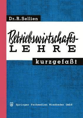bokomslag Betriebswirtschaftslehre kurzgefaßt
