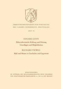 bokomslag Elektrothermische Kühlung und Heizung Grundlagen und Möglichkeiten. Maß und Messen in Geschichte und Gegenwart