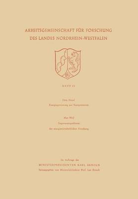 bokomslag Energiegewinnung aus Kernprozessen. Gegenwartsprobleme der energiewirtschaftlichen Forschung