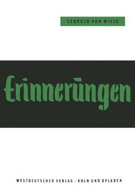 Erinnerungen 1