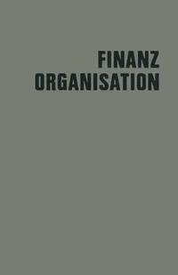 bokomslag Finanzorganisation