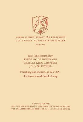bokomslag Forschung und Industrie in den USA - ihre internationale Verflechtung