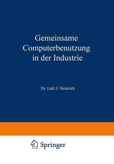 bokomslag Gemeinsame Computerbenutzung in der Industrie