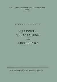 bokomslag Gerechte Veranlagung oder Erfassung?