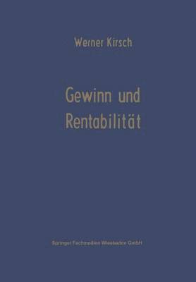 bokomslag Gewinn und Rentabilitt