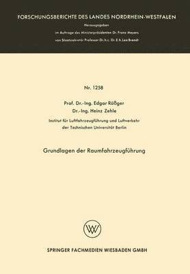 bokomslag Grundlagen der Raumfahrzeugfuhrung