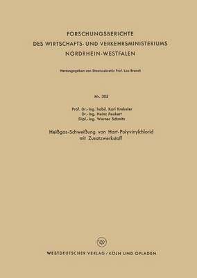 bokomslag Heigas-Schweiung von Hart-Polyvinylchlorid mit Zusatzwerkstoff