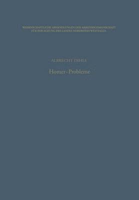 Albrecht Dihle - Homer-Probleme, Häftad