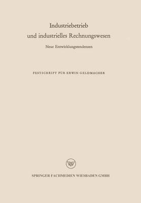 bokomslag Industriebetrieb und industrielles Rechnungswesen