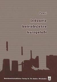 bokomslag Industriebetriebslehre, kurzgefaßt