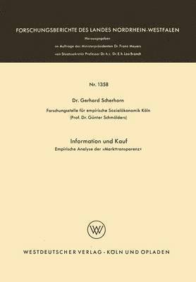 Information und Kauf 1