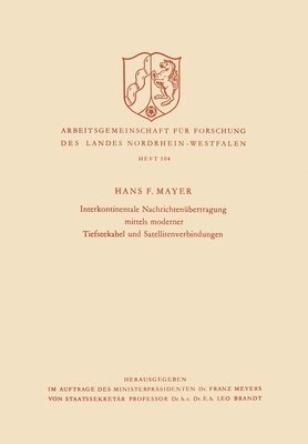 bokomslag Interkontinentale Nachrichtenübertragung mittels moderner Tiefseekabel und Satellitenverbindungen