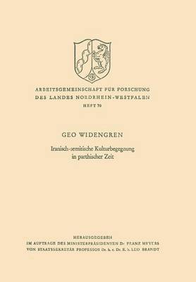 Geo Widengren - Iranisch-Semitische Kulturbegegnung in Parthischer Zeit, Häftad