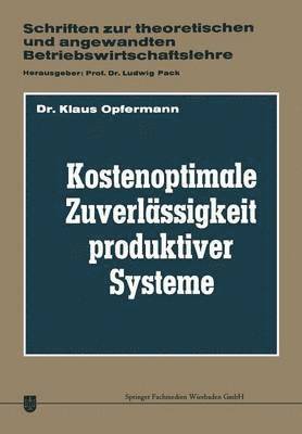 Kostenoptimale Zuverlssigkeit produktiver Systeme 1