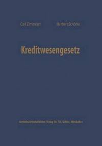 bokomslag Kreditwesengesetz