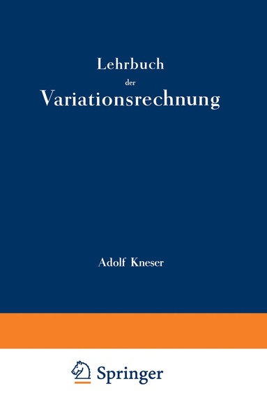 bokomslag Lehrbuch der Variationsrechnung