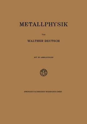 bokomslag Metallphysik