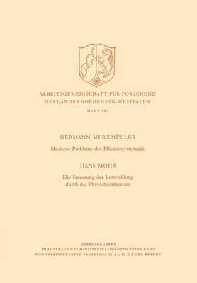 Hermann Merxmüller - Moderne Probleme der Pflanzensystematik, Häftad