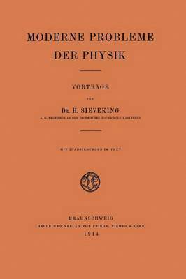 bokomslag Moderne Probleme der Physik