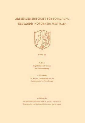 bokomslag Moeglichkeiten und Grenzen der Resistenzzuchtung / Der Weg der Landwirtschaft von der Energieautarkie zur Fremdenergie