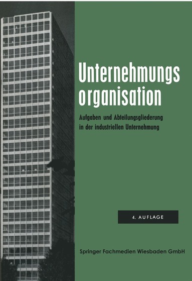 bokomslag Unternehmungsorganisation