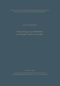 bokomslag Untersuchungen Zum Gebetbüchlein Der Herzogin Dorothea Von Preußen
