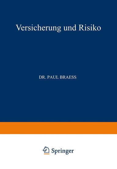 bokomslag Versicherung und Risiko