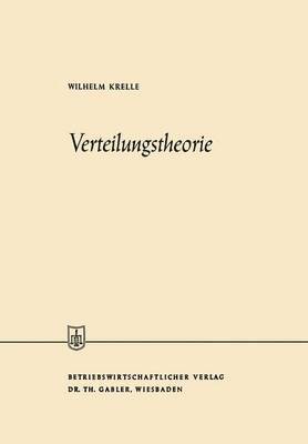 Wilhelm Krelle - Verteilungstheorie, Häftad