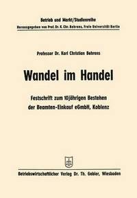 bokomslag Wandel im Handel