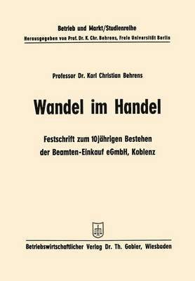 bokomslag Wandel im Handel