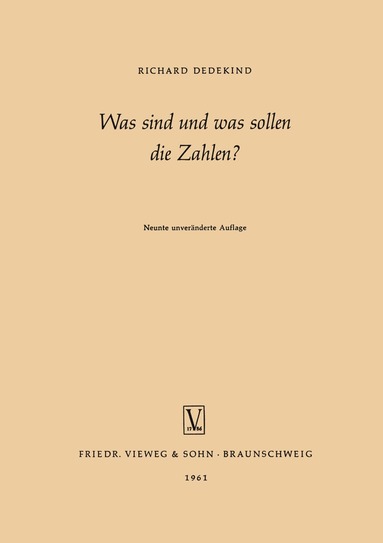 bokomslag Was sind und was sollen die Zahlen?