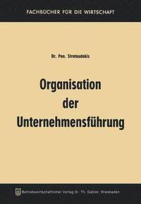 bokomslag Organisation der Unternehmensfhrung