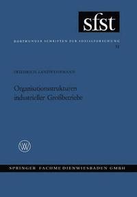 bokomslag Organisationsstrukturen Industrieller Grossbetriebe