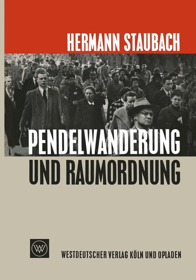 bokomslag Pendelwanderung und Raumordnung