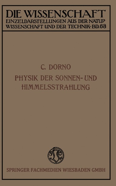 bokomslag Physik der Sonnen- und Himmelsstrahlung