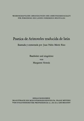 bokomslag Poetica de Aristoteles traducida de latin