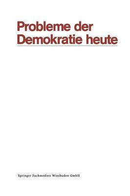 Probleme der Demokratie heute 1