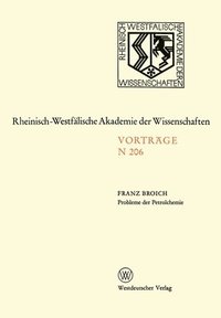 bokomslag Probleme der Petrolchemie: 187. Sitzung am 4. März 1970 in Düsseldorf