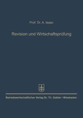 bokomslag Revision und Wirtschaftsprfung