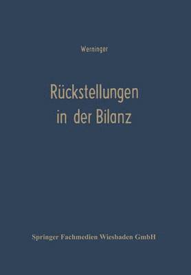 bokomslag Rckstellungen in der Bilanz