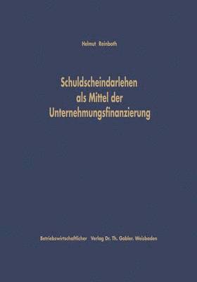 bokomslag Schuldscheindarlehen als Mittel der Unternehmungsfinanzierung