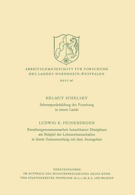 bokomslag Schwerpunktbildung Der Forschung in Einem Lande. Forschungszusammenarbeit Benachbarter Disziplinen Am Beispiel Der Lebenswissenschaften in Ihrem Zusam