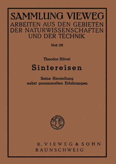 bokomslag Sintereisen